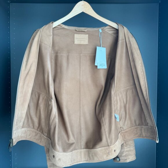 7 Diamonds Genuine Suede Leather Jacket - Picture 3 of 8